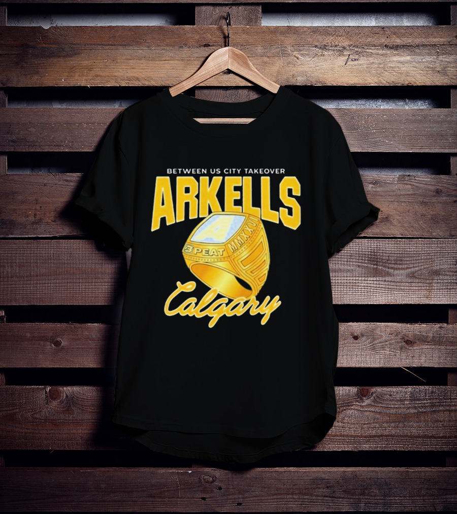 Arkells Between Us City Takeover 3 Peat Calgary T-Shirt