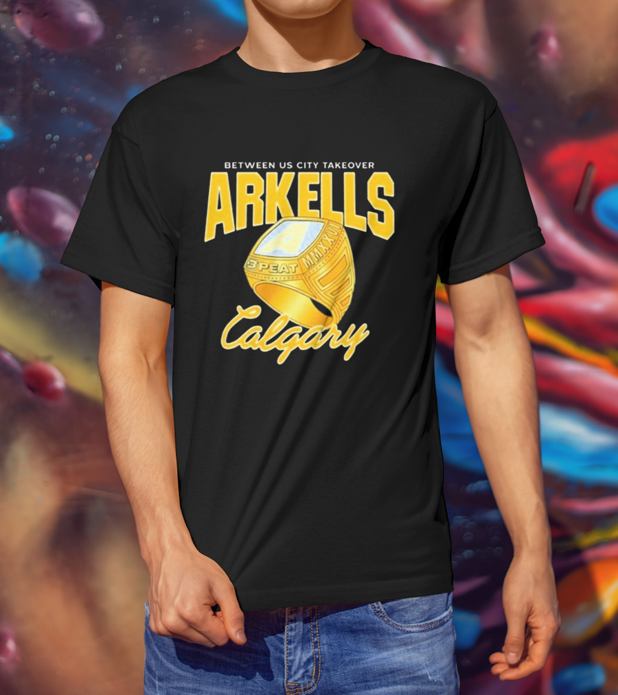 Arkells Between Us City Takeover 3 Peat Calgary T-Shirt