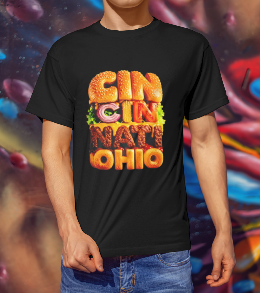 Cincinnati Burger Ohio Food T-Shirt