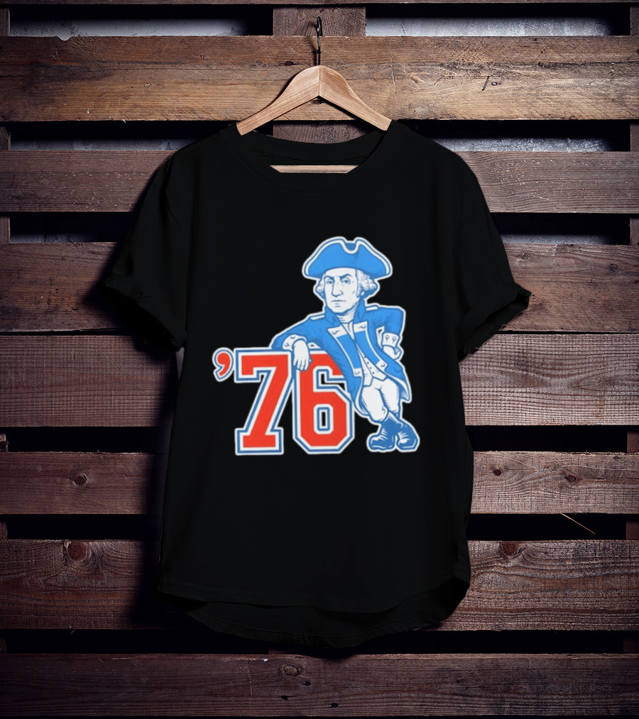 George Washington Bicentennial 1776 1976 Retro Style Patriot T-Shirt