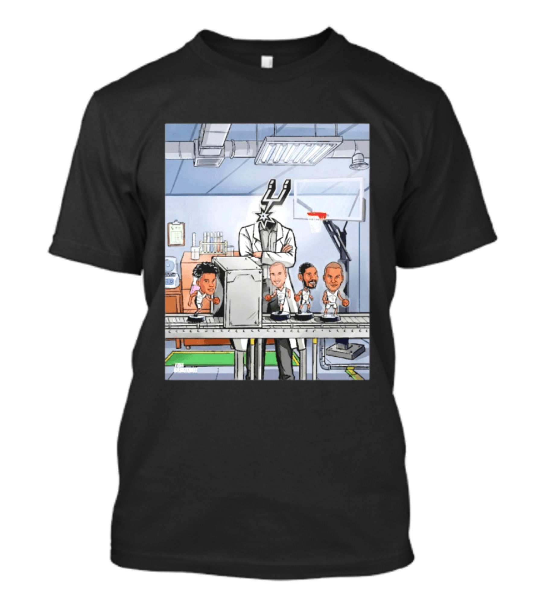 San Antonio Spurs Factory Laboratory Producing Star Players T-Shirt