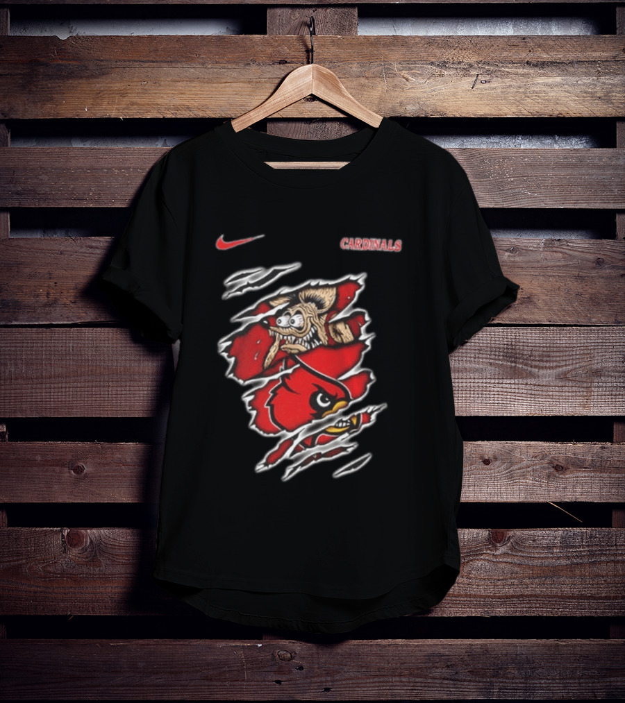 Nike Louisville Cardinals NCAA Rat Fink Built To Not Bow T-Shirt