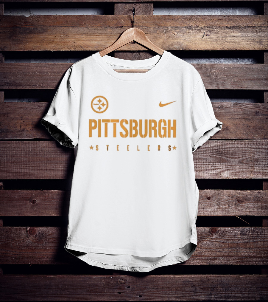 Pittsburgh Steelers Nike Dragon Ball Z Goku Collaboration Two Sided T-Shirt