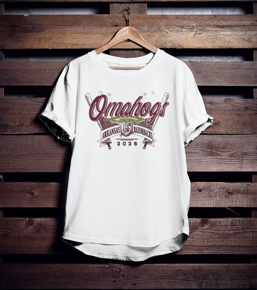 Arkansas Razorbacks Omahogs 2026 NCAA Baseball T-Shirt