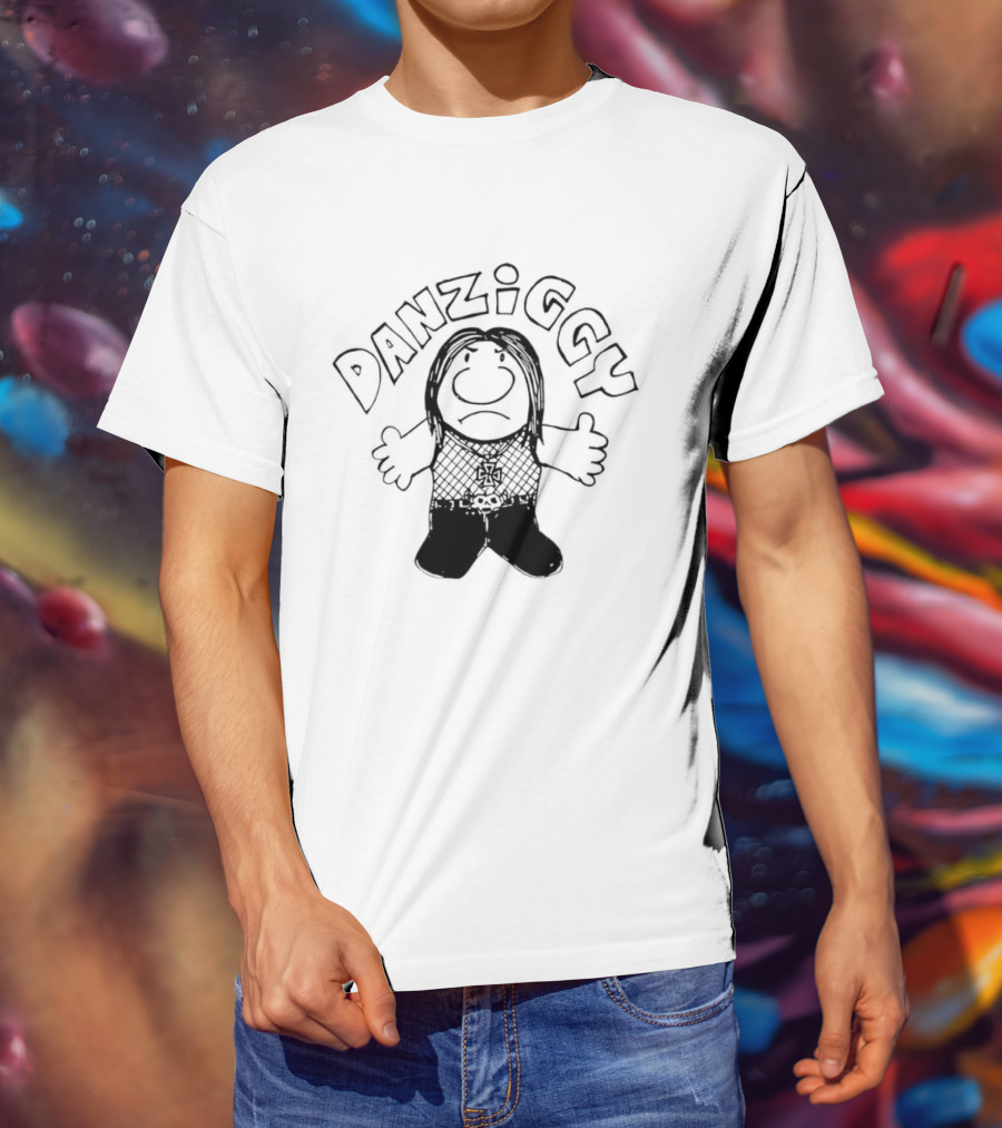 Danziggy Glenn Danzig Heavy Metal Music Gothic Rock Ziggy Comic Strip T-Shirt