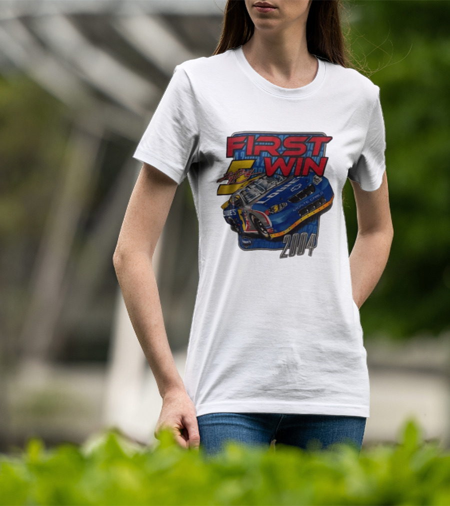 First Win 2004 Jimmie Johnson Lowe's Monte Carlo Hendrick Motorsports T-Shirt