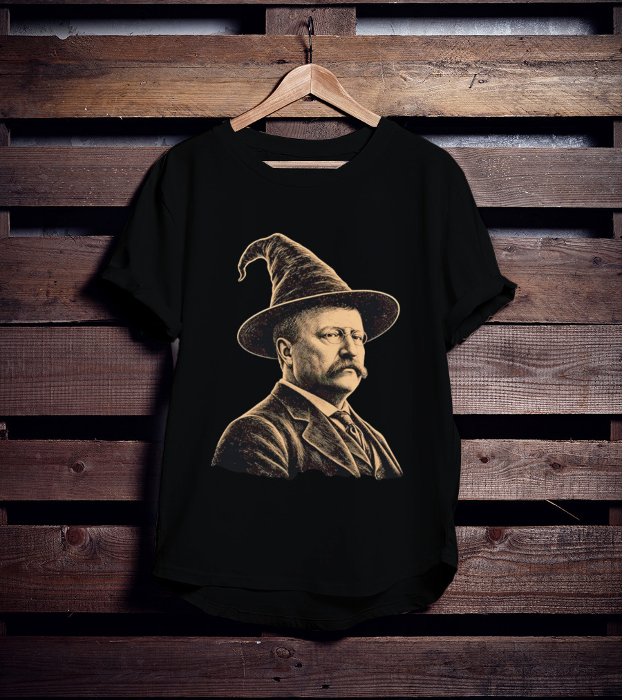 Theodore Roosevelt Wizard Hat T-Shirt