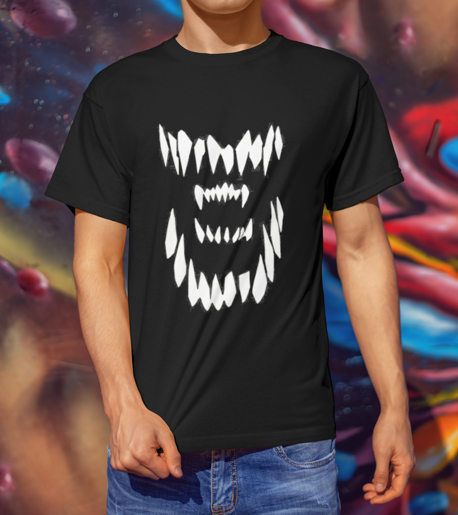 Alien It Takes Two To Mangle Iconic Zigzag T-Shirt