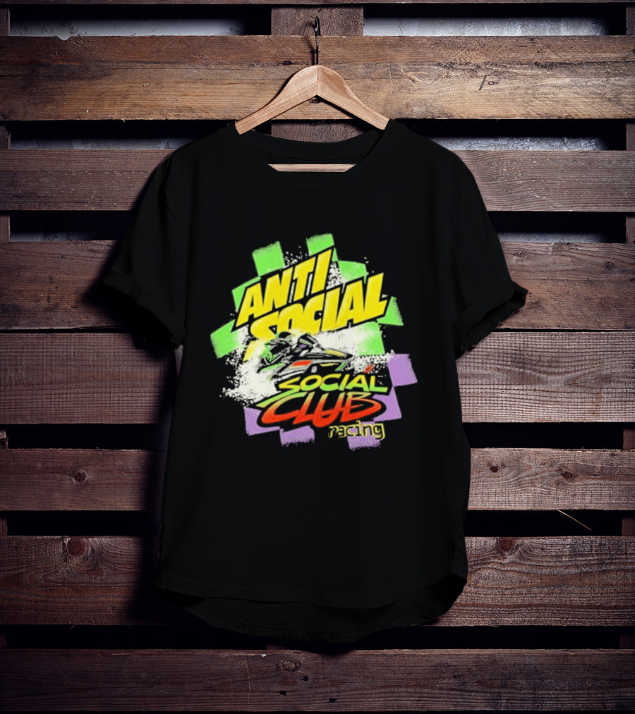 Anti Social Social Club Racing Arctic Snowmobile T-Shirt
