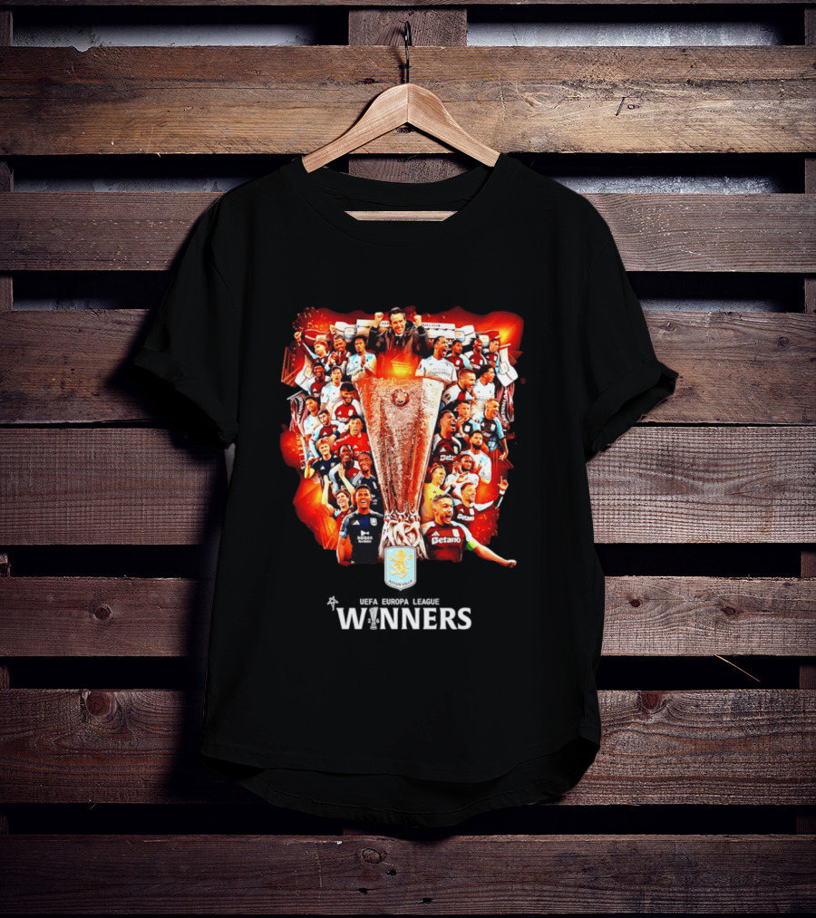 Aston Villa UEFA Europa League 2026 Istanbul Final Champions T-Shirt