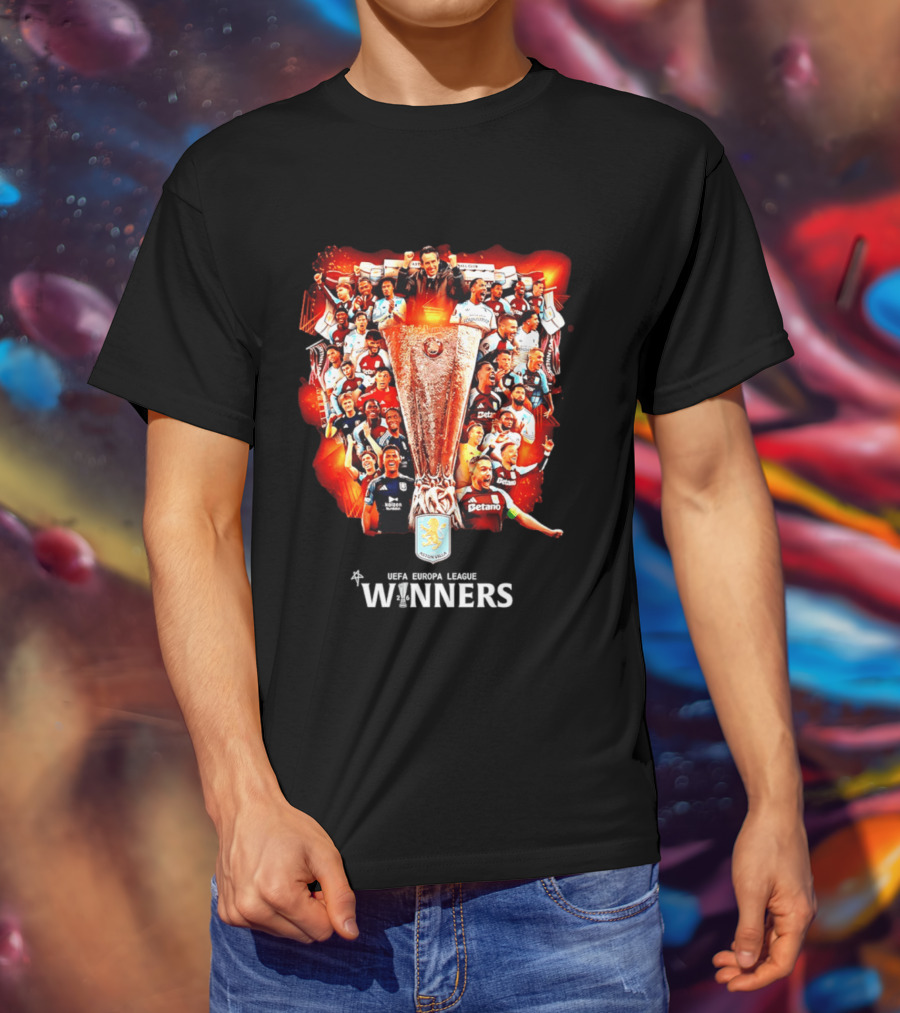 Aston Villa UEFA Europa League 2026 Istanbul Final Champions T-Shirt