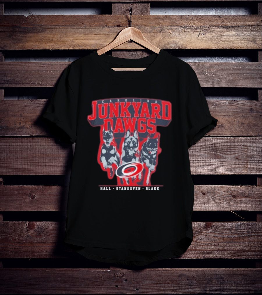 Carolina Junkyard Dawgs Hall Stankoven Blake Hurricanes T-Shirt