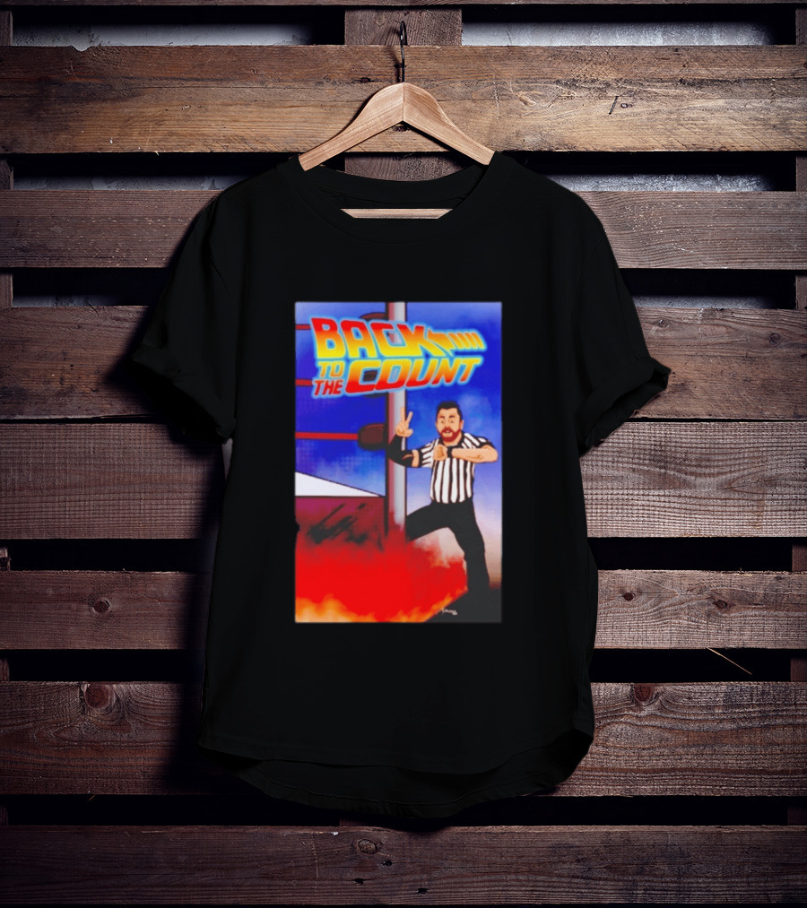 Daniel Spencer Back To The Count Wrestling Referee Nostalgia T-Shirt