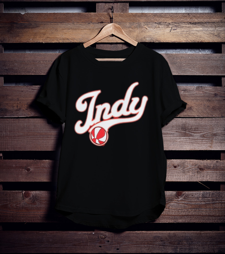Indy Baseball Red 2023 Casual Classic Sports Style Retro Look T-Shirt