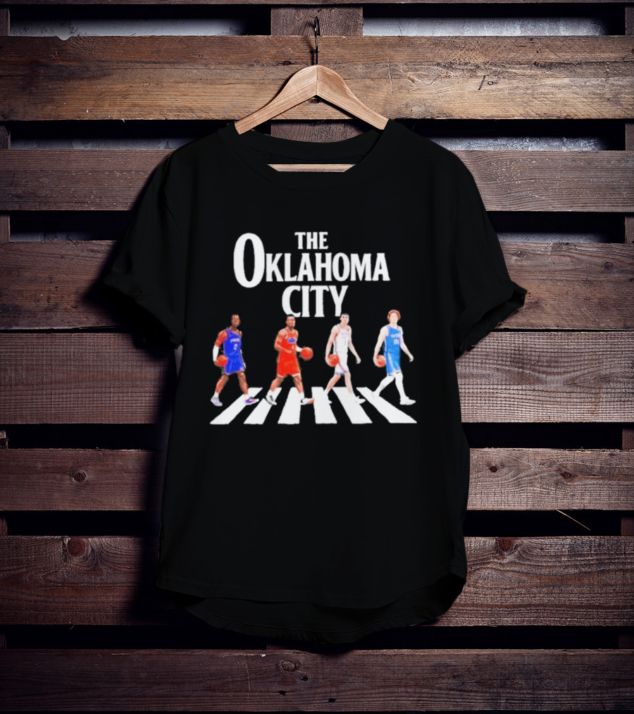 The Oklahoma City Players Abbey Road Basketball T-Shirt