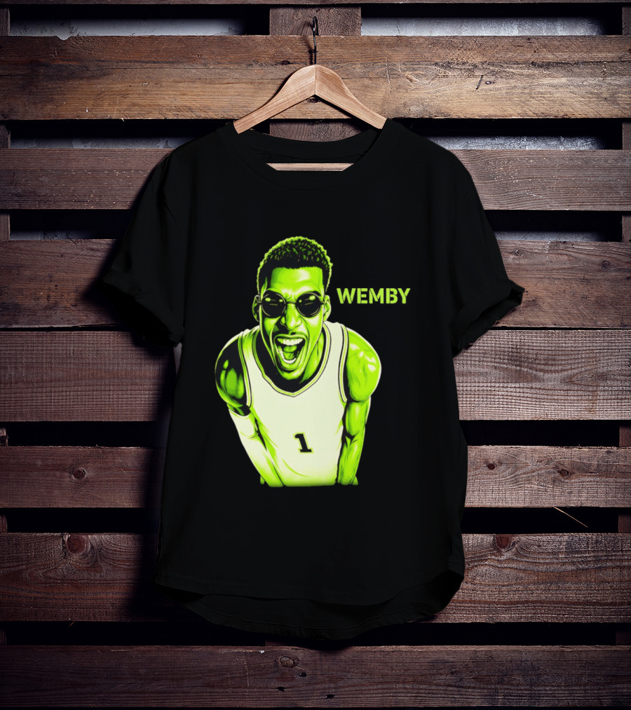 Victor Wembanyama Wemby San Antonio Spurs Alien Basketball Player 1 T-Shirt