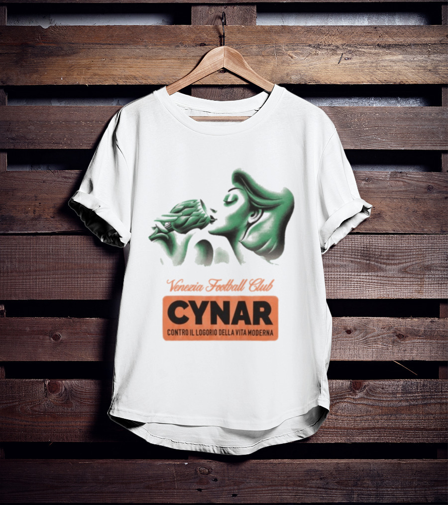 Venezia Football Club Cynar Contro Il Logorio Della Vita Moderna Artichoke Head T-Shirt