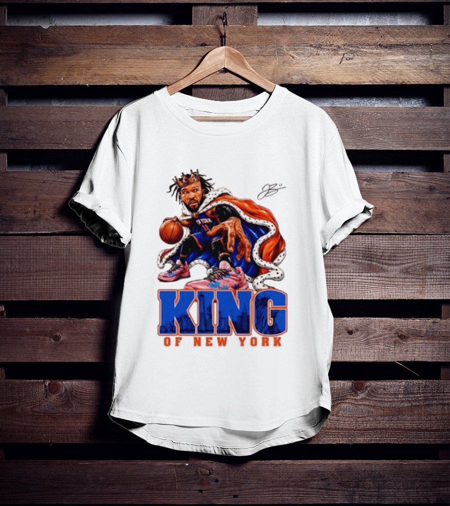 Jalen Brunson 2026 King Of New York Knicks NBA Basketball T-Shirt