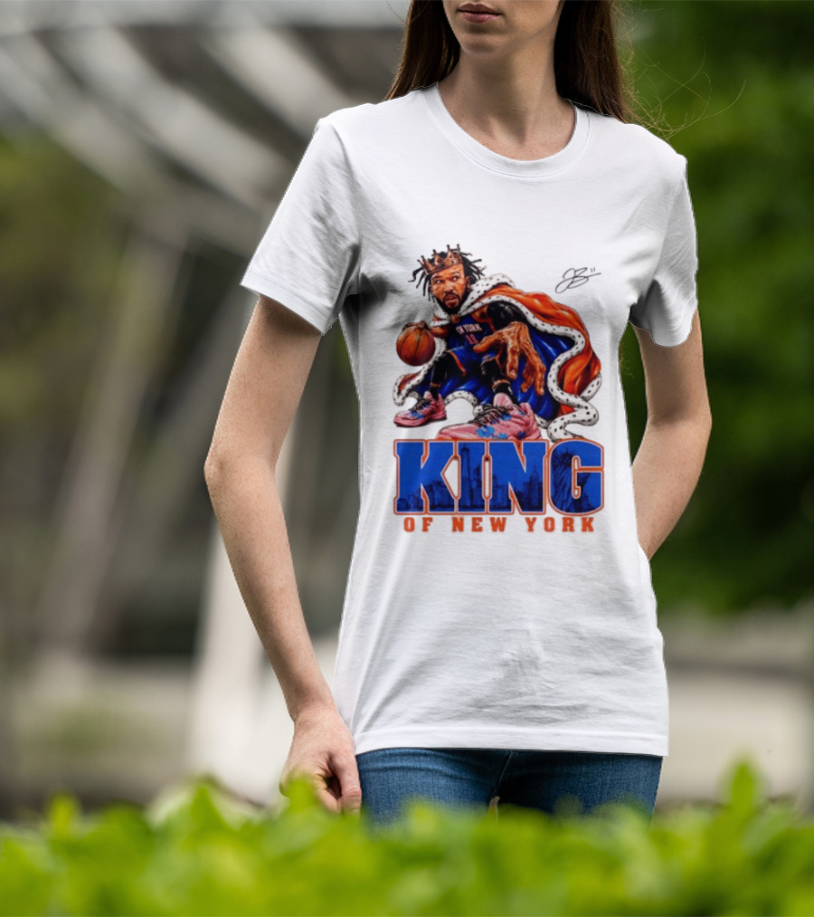 Jalen Brunson 2026 King Of New York Knicks NBA Basketball T-Shirt