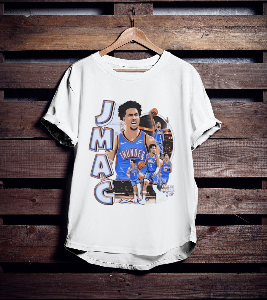Jared McCain J MAC Oklahoma City Thunder NBA T-Shirt