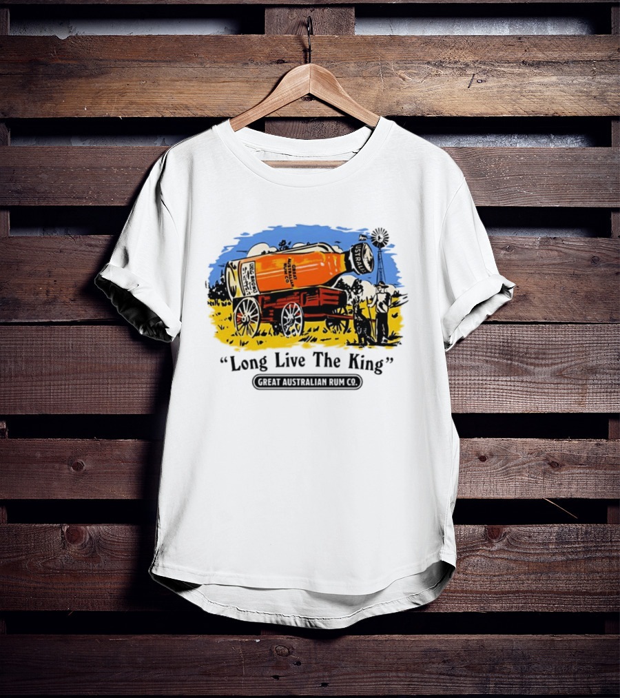 Long Live The King Sriracha Hot Sauce Australia Country T-Shirt