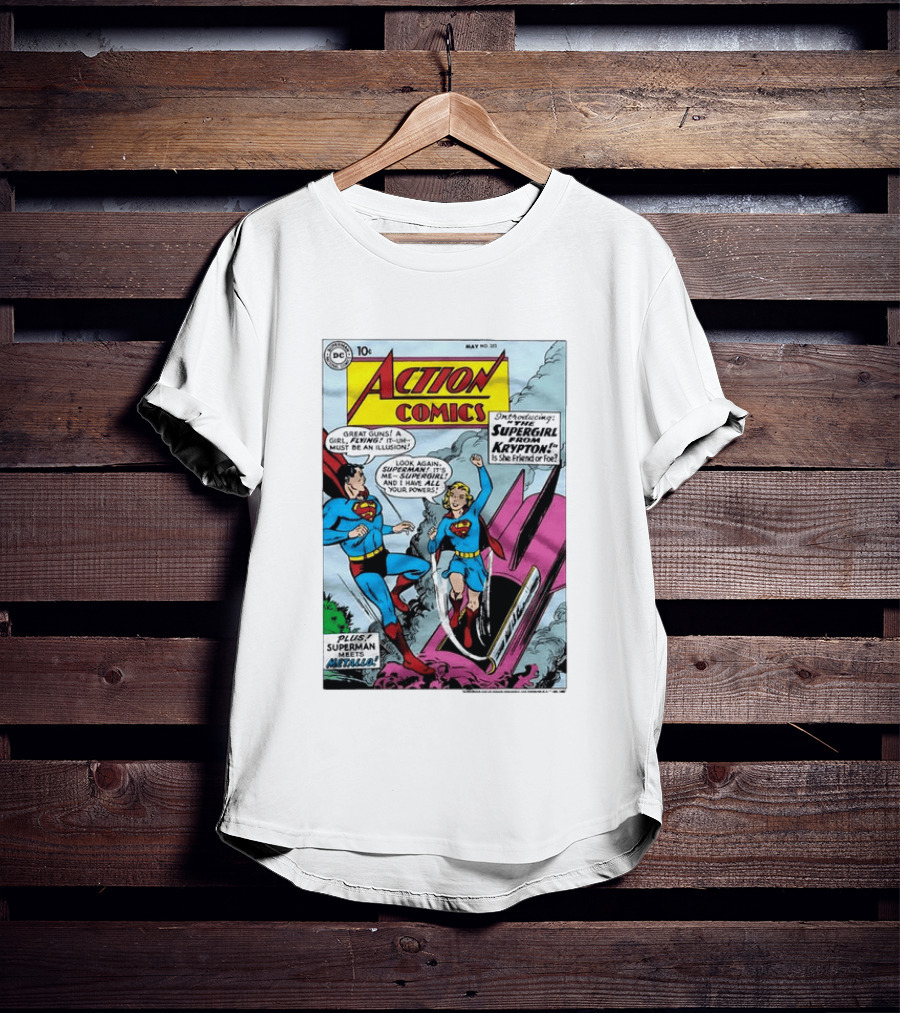 Action Comics 252 Superman Meets Supergirl From Krypton DC Comics 1959 T-Shirt