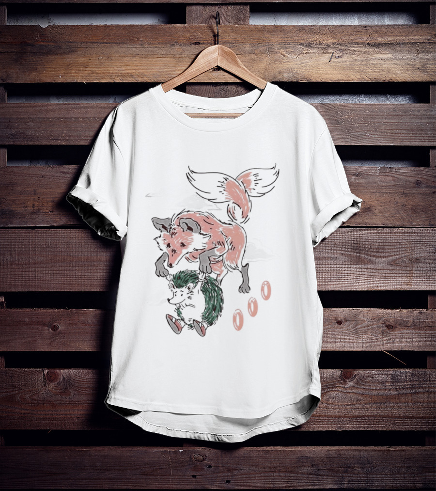 Tails Miles Prower Flying Golden Rings Video Game T-Shirt