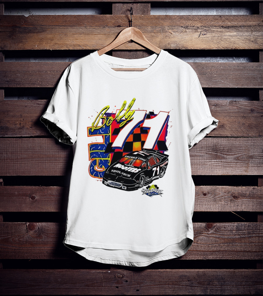 Bobby Allison 71 Hooters NASCAR Sarasota Florida 1959 Racing Car T-Shirt