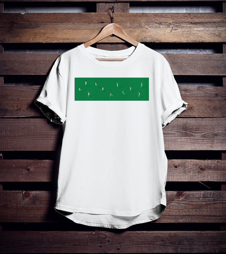Boston Celtics Minimalist Green Team Players Iconic Moves T-Shirt