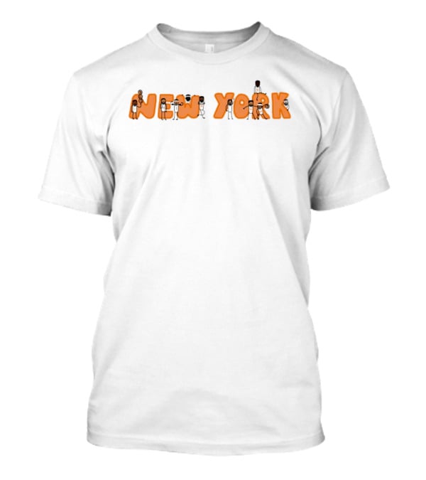 New York Knicks NBA Basketball Characters Team Spirit T-Shirt