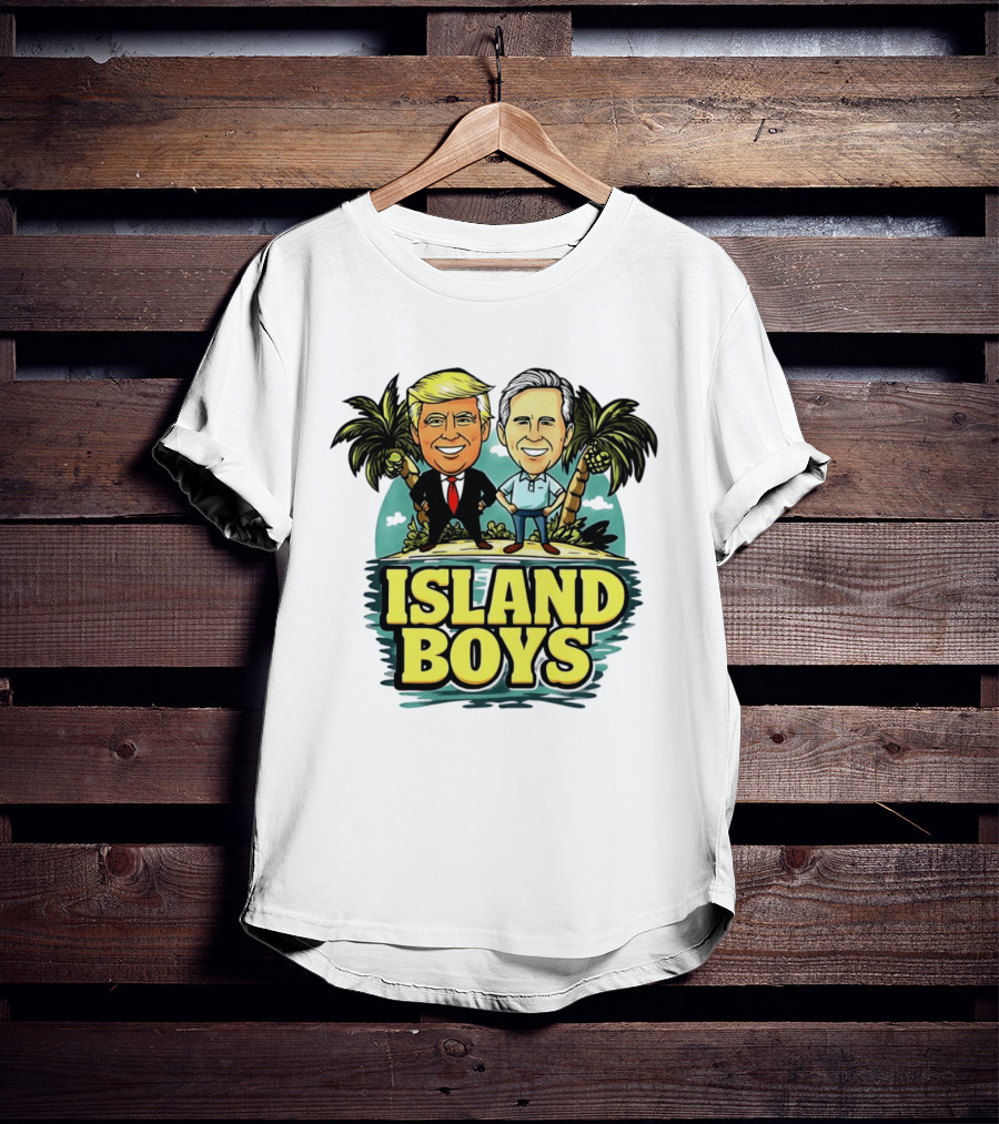 Donald Trump George W Bush Island Boys Presidents Palm Trees T-Shirt