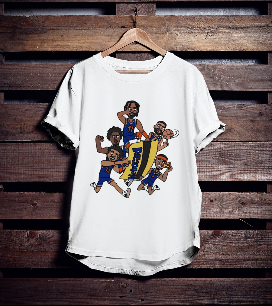 New York Basketball Team Subway Characters With Metocard T-Shirt