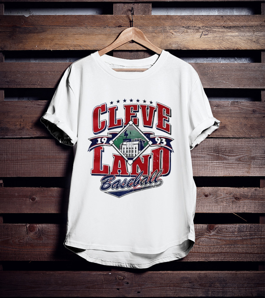 Cleve Land 1993 Baseball Vintage Collectible T-Shirt