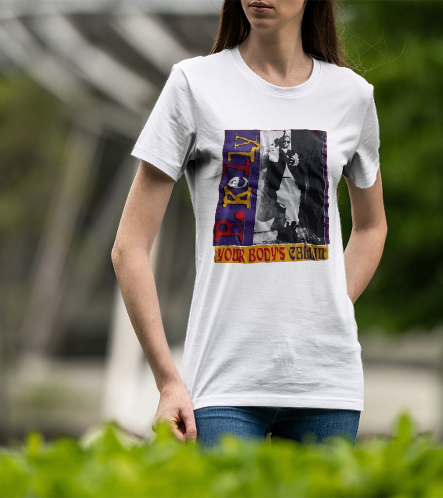 R Kelly Your Body's Callin' Vintage Style Avec Photo Iconique Et Couleurs Vives T-Shirt