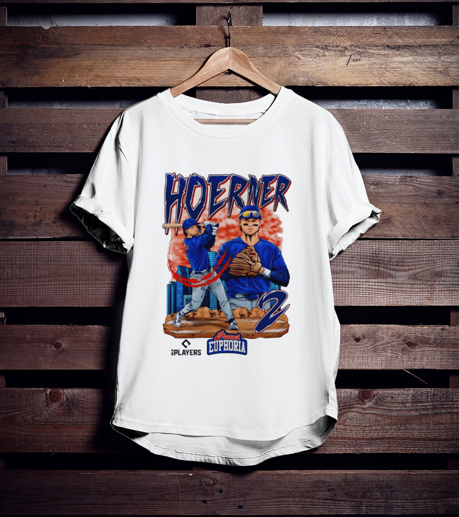 Nico Hoerner Chicago Cubs Euphoria The Players 2 Major League Baseball T-Shirt
