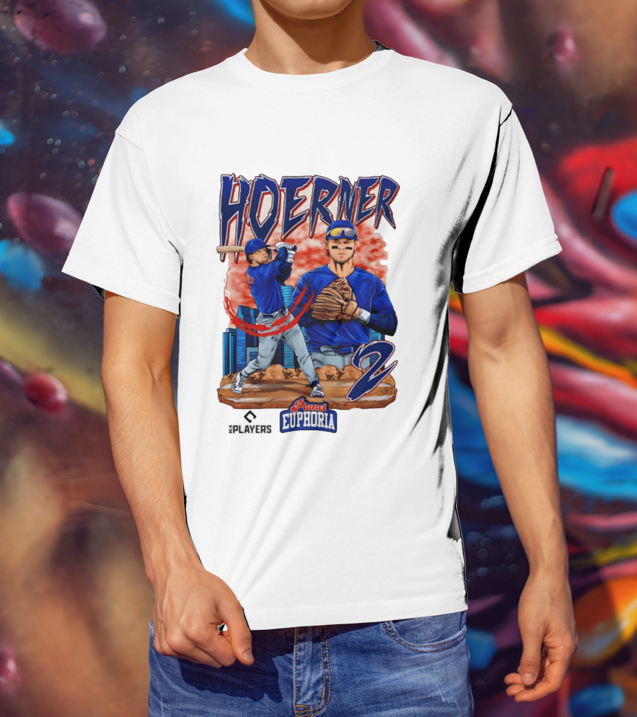 Nico Hoerner Chicago Cubs Euphoria The Players 2 Major League Baseball T-Shirt