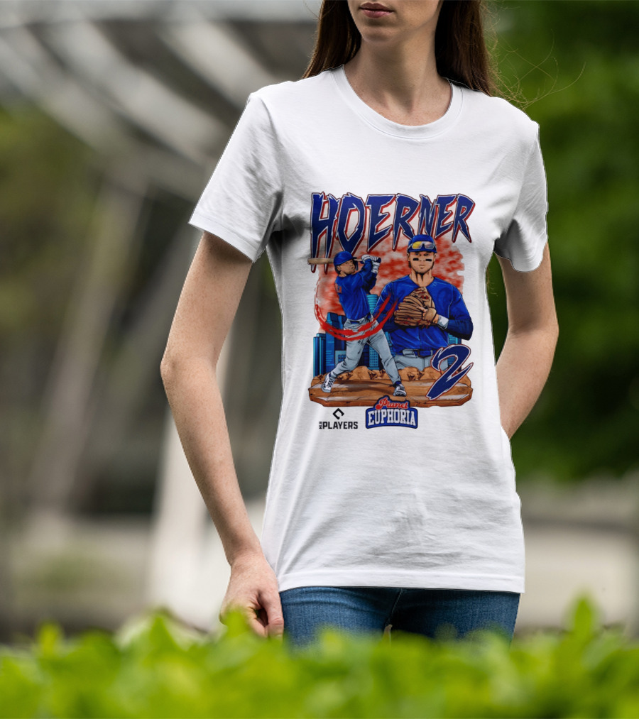 Nico Hoerner Chicago Cubs Euphoria The Players 2 Major League Baseball T-Shirt