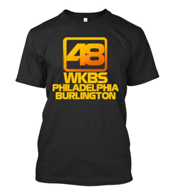 48 WKBS Philadelphia Burlington Vintage Television Broadcast T-Shirt