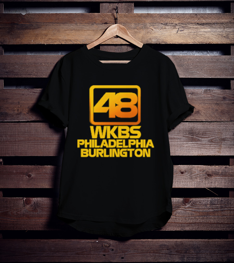48 WKBS Philadelphia Burlington Vintage Television Broadcast T-Shirt