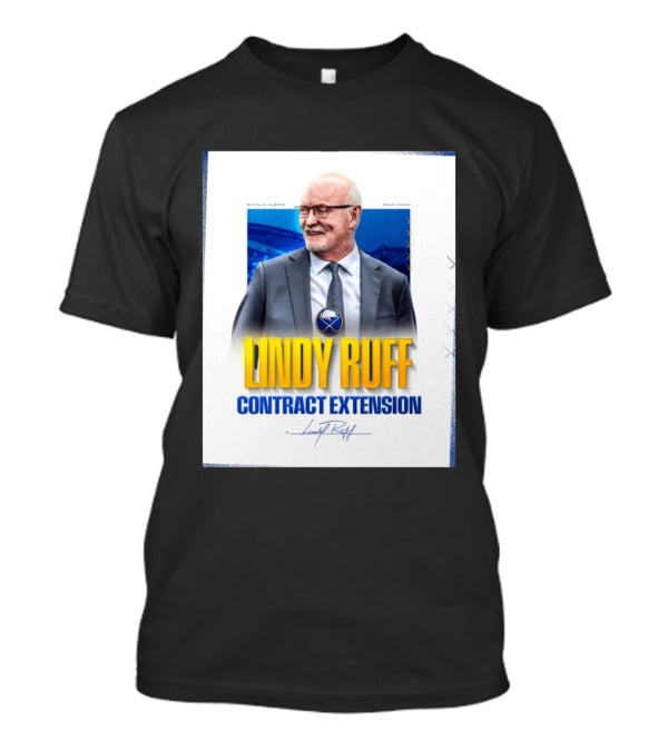 Buffalo Sabres Lindy Ruff Head Coach Contract Extension T-Shirt