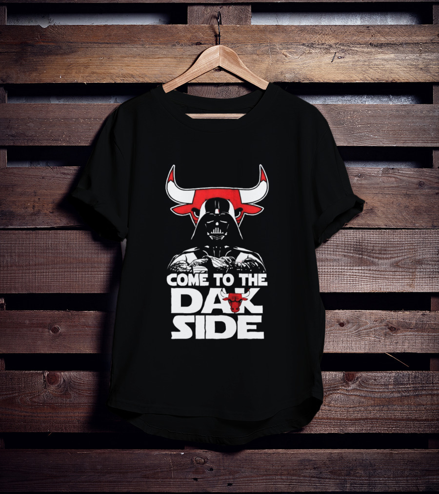 Come To The Dark Side Darth Vader Chicago Bulls Star Wars T-Shirt