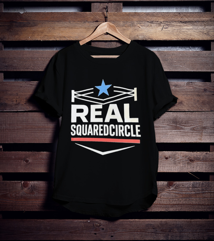 Real Squaredcircle WWE Wrestling Ring Star T-Shirt
