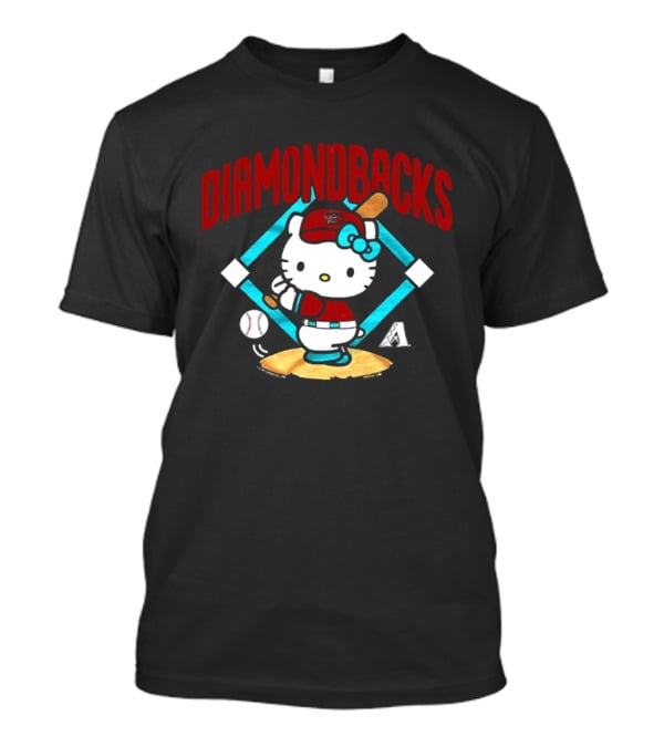 Hello Kitty Arizona Diamondbacks Baseball 2026 MLB Diamondbacks T-Shirt