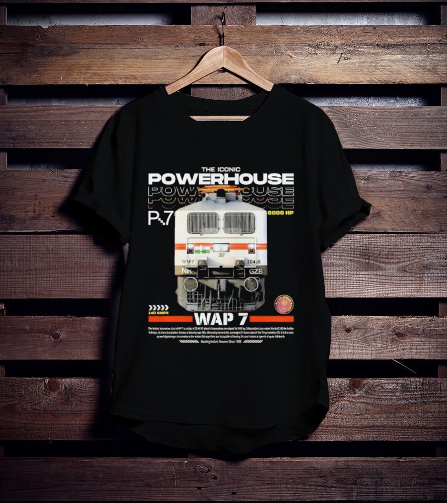 The Iconic Powerhouse WAP 7 R7 6000 HP T-Shirt