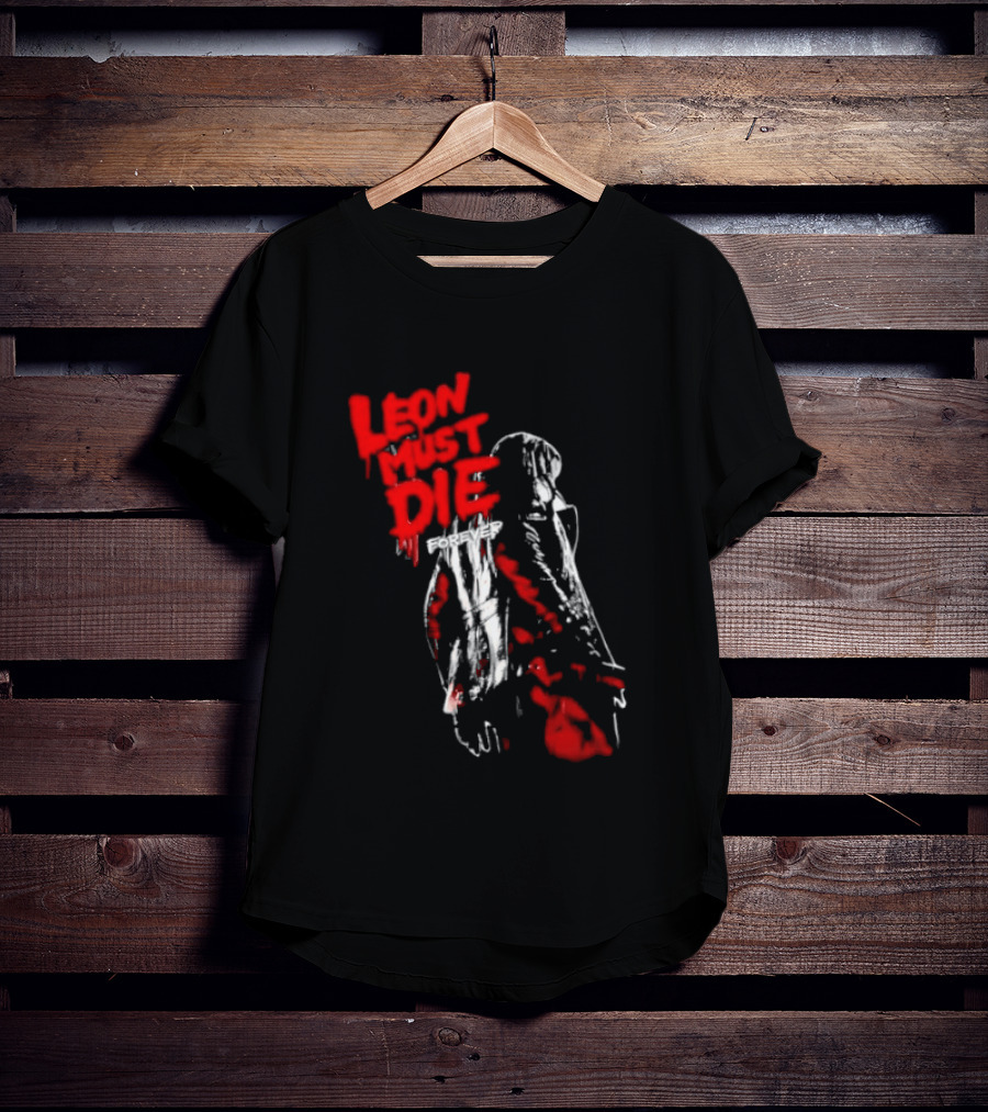 Leon Must Die Forever Red T-Shirt