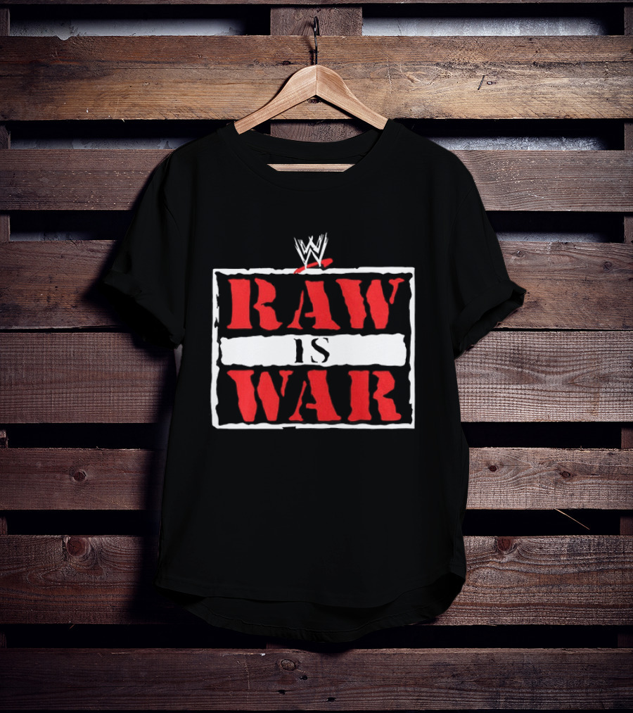 WWE Raw Is War Iconic Wrestling Brand T-Shirt