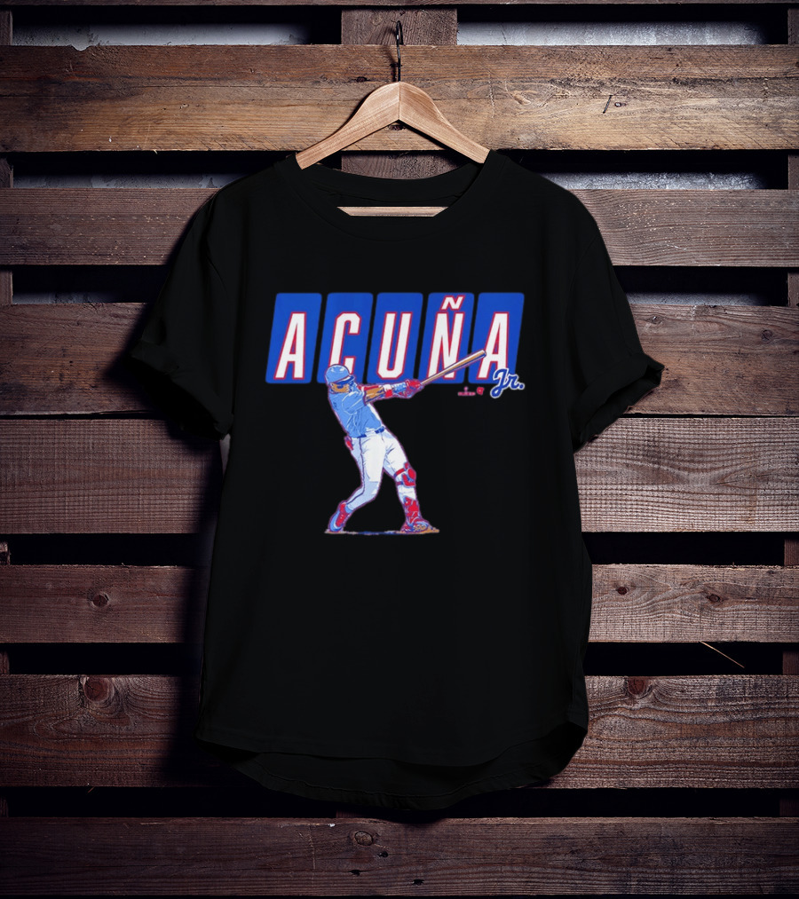 ATL Ronald Acuña Jr Slugger Swing Action T-Shirt