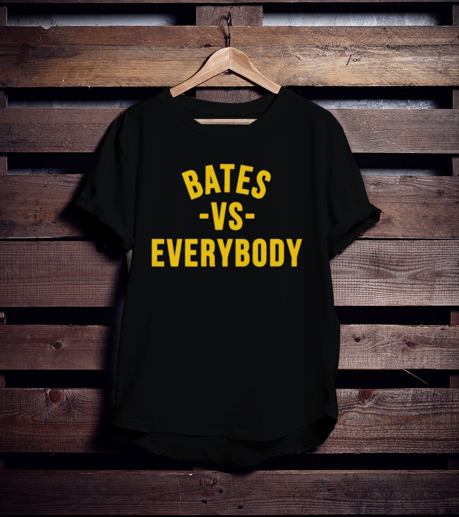 Bates Vs Everybody Bold Yellow Lettering T-Shirt