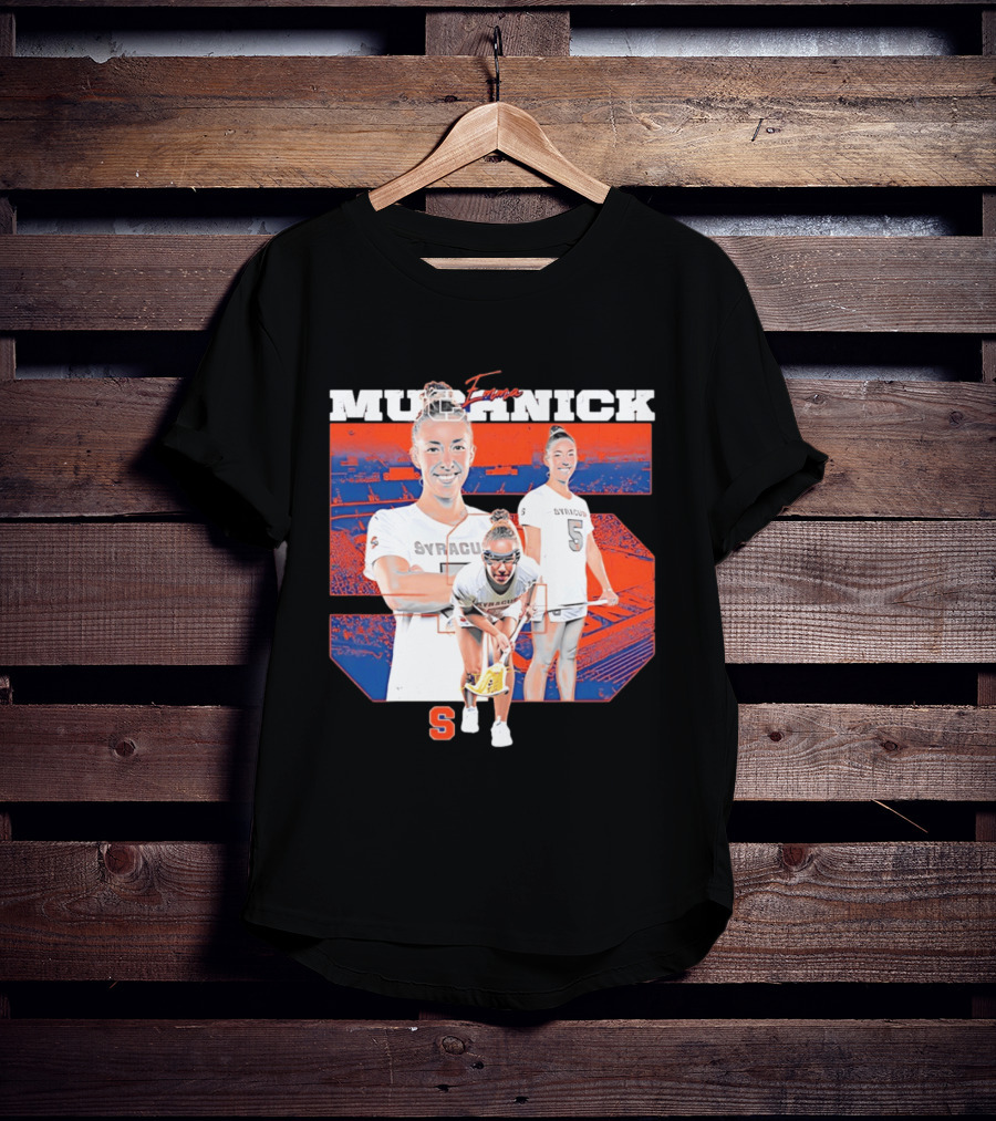Emma Muchnick Syracuse Lacrosse Orange NCAA Number 5 T-Shirt
