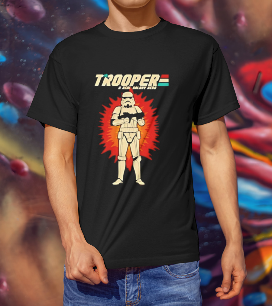 Stormtrooper X GI Joe Galaxy Hero Trooper Star Wars T-Shirt